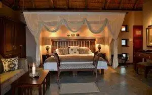 Imbali-Safari-Lodge-Bedroom view looking at the bed