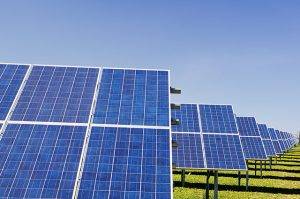 What is Eco-Tourism - Solar panels in a field