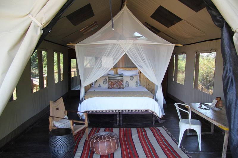 Luvuvu River Camp - Bedroom