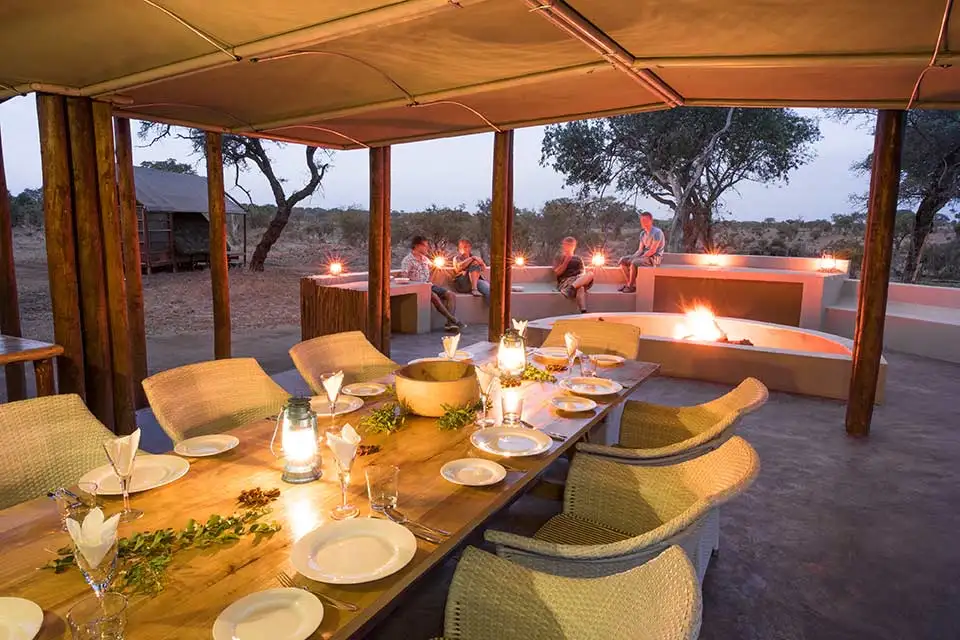 Wild Africa 1 Dining Area - Buffelshoek Tented Camp