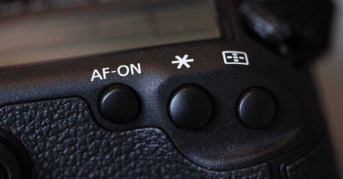 Back Button Focus - 3 buttons on a camera