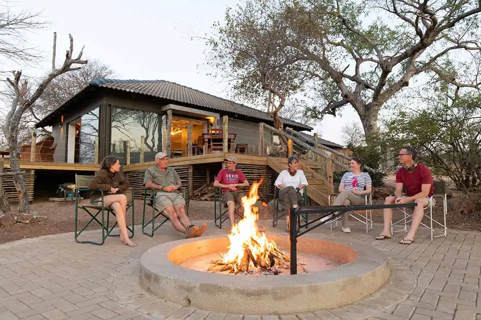 Antares Bush Camp 10 Braai or BBQ with 6 people - Antares Bush Camp