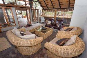 Wild Africa 14 Buffelshoek Tented Camp - Lounge Looking Outward