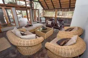 Wild Africa 14 Buffelshoek Tented Camp - Lounge Looking Outward