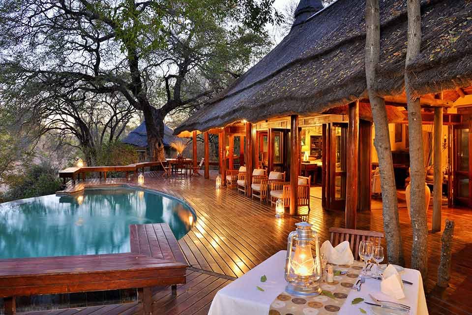 Imbali Safari Lodge – External Dining Imbali Safari Lodge - External Dining on the Deck